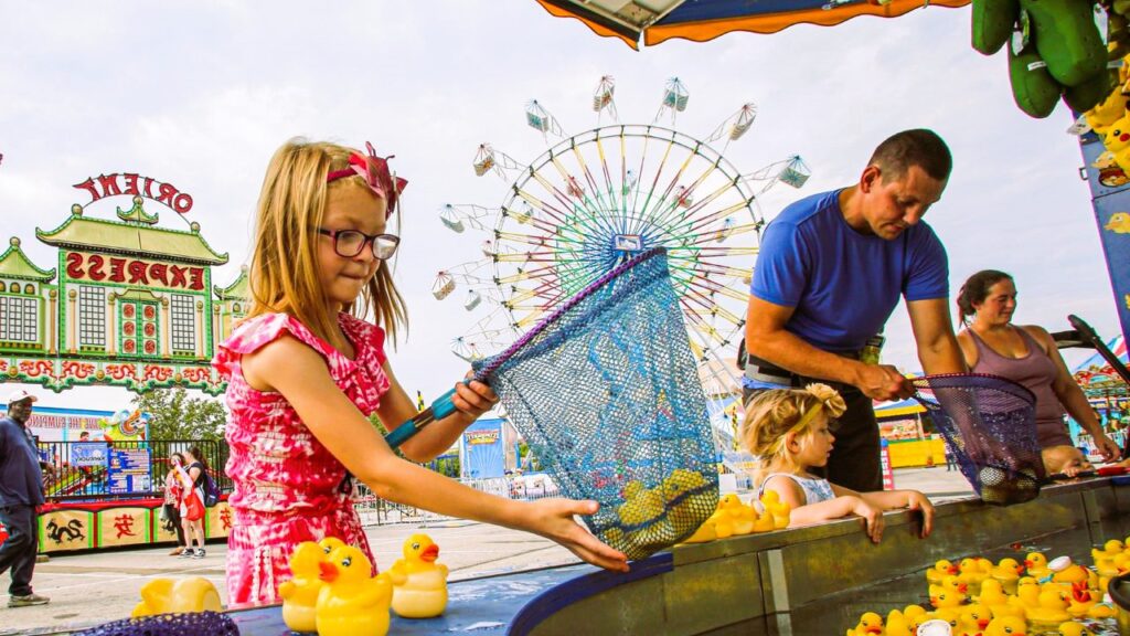 Entertainment at the fair